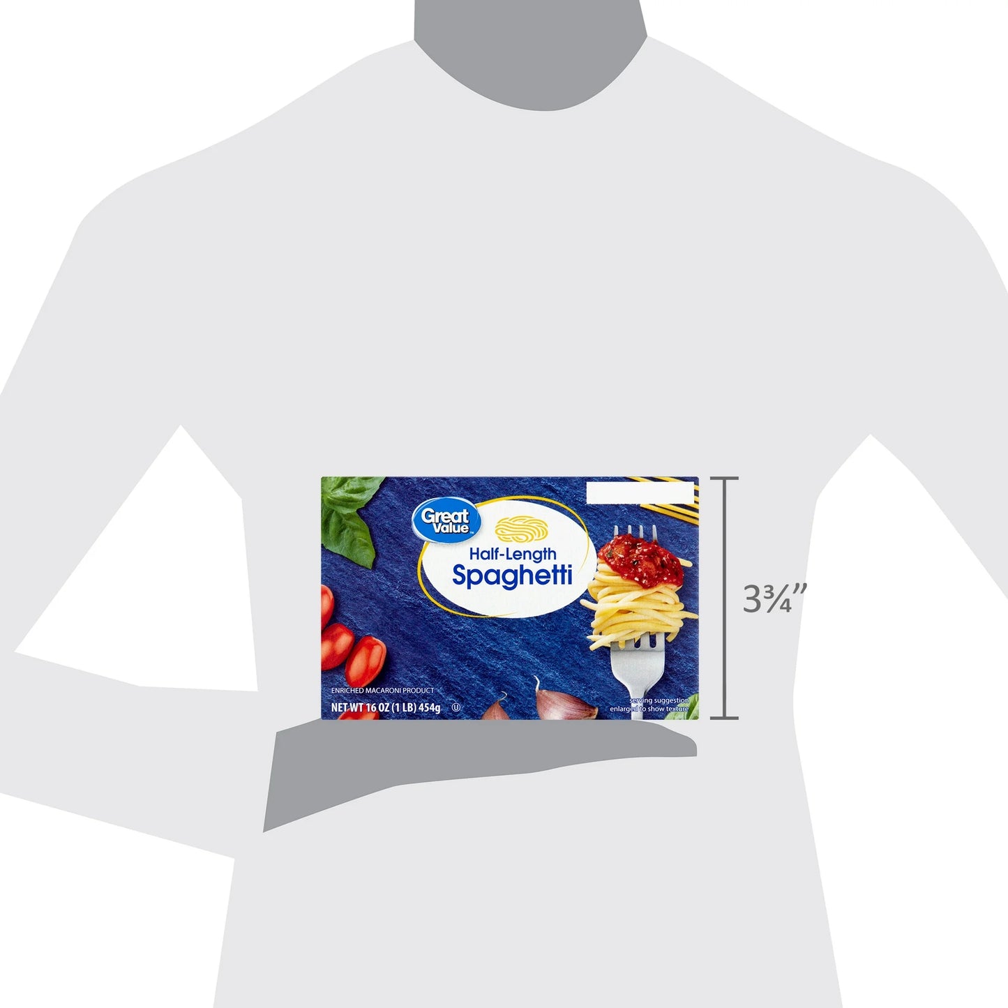 Great Value Half-Length Spaghetti, 16 oz