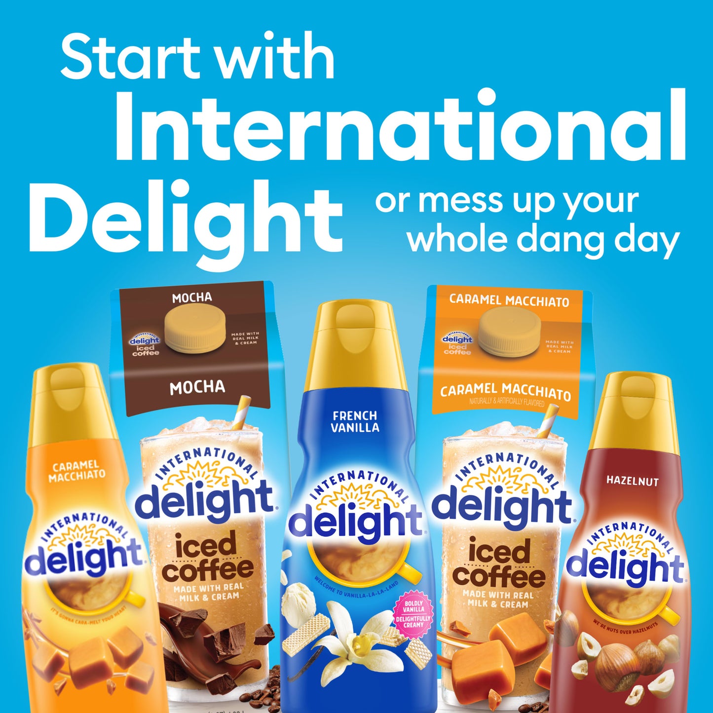 International Delight Ready to Drink Mocha Iced Coffee, 64 fl oz Carton