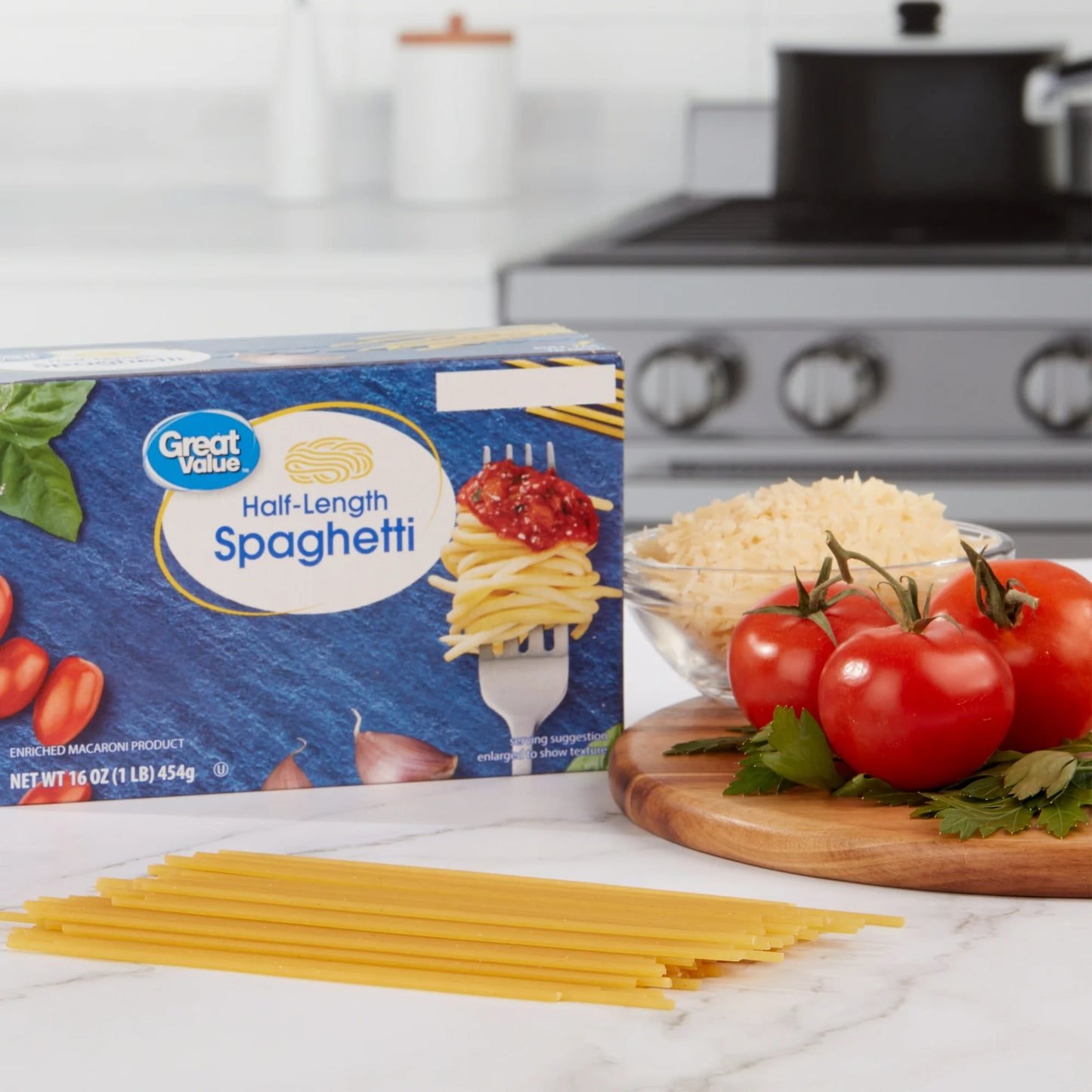Great Value Half-Length Spaghetti, 16 oz