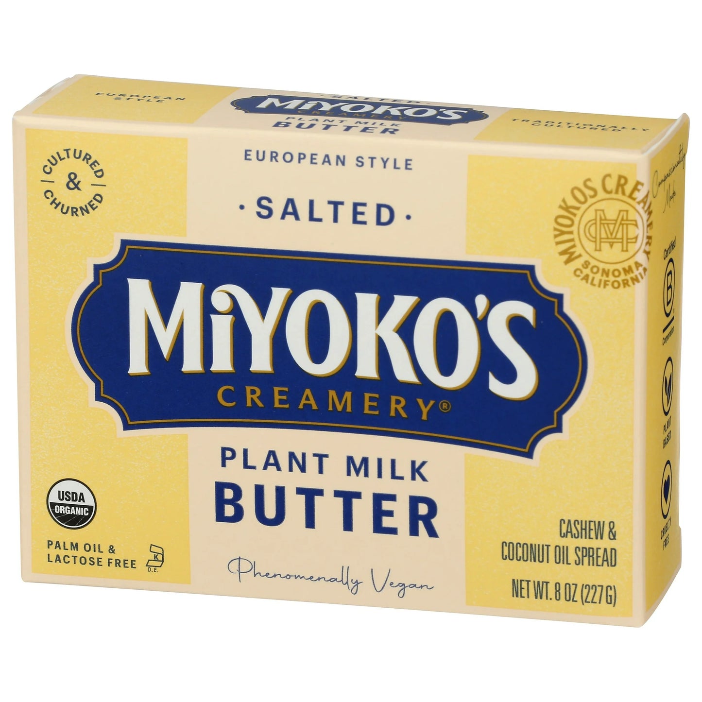 Salted European Style Plant Milk Butter