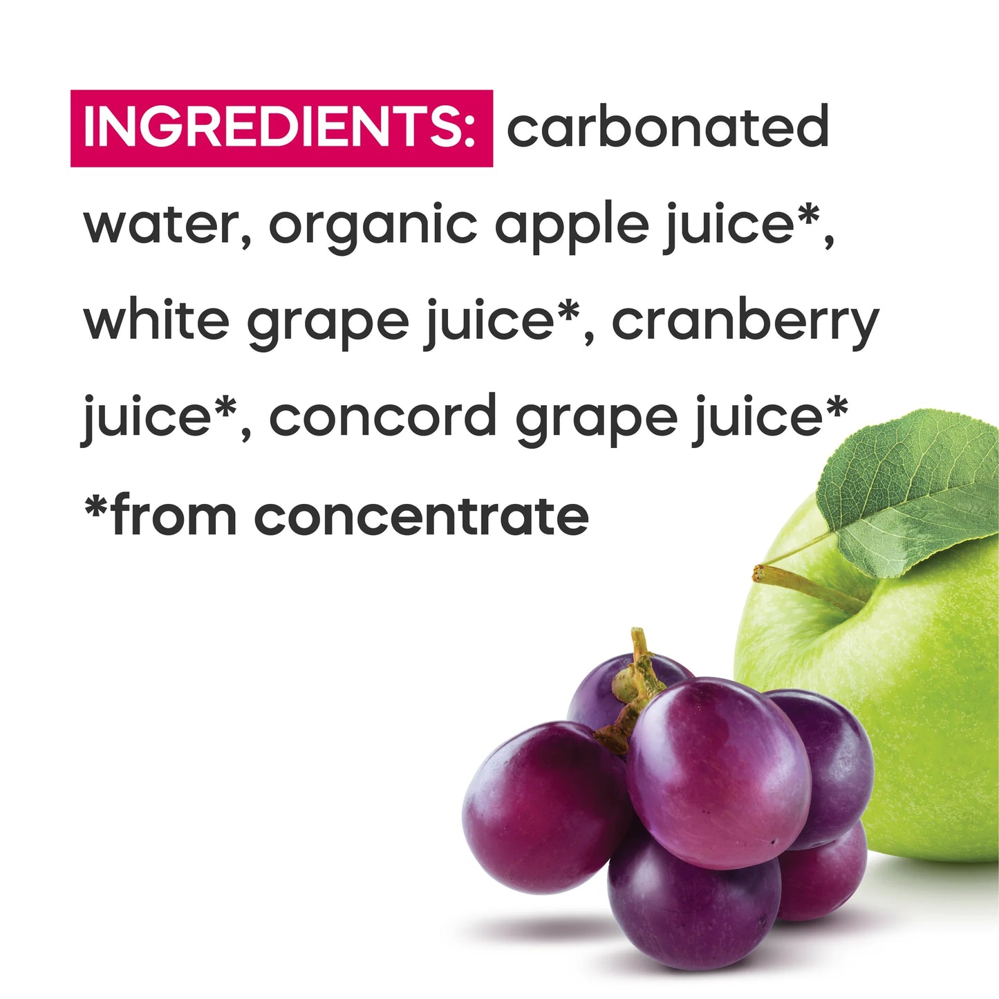 GoodPop Just Juice + Bubbly Water Mini Cans Fruit Punch 7.5 fl oz 6 pk