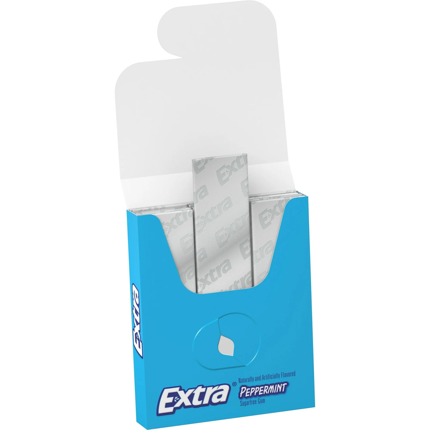 Extra Gum Peppermint Sugar Free Chewing Gum, Single Pack - 15 Stick
