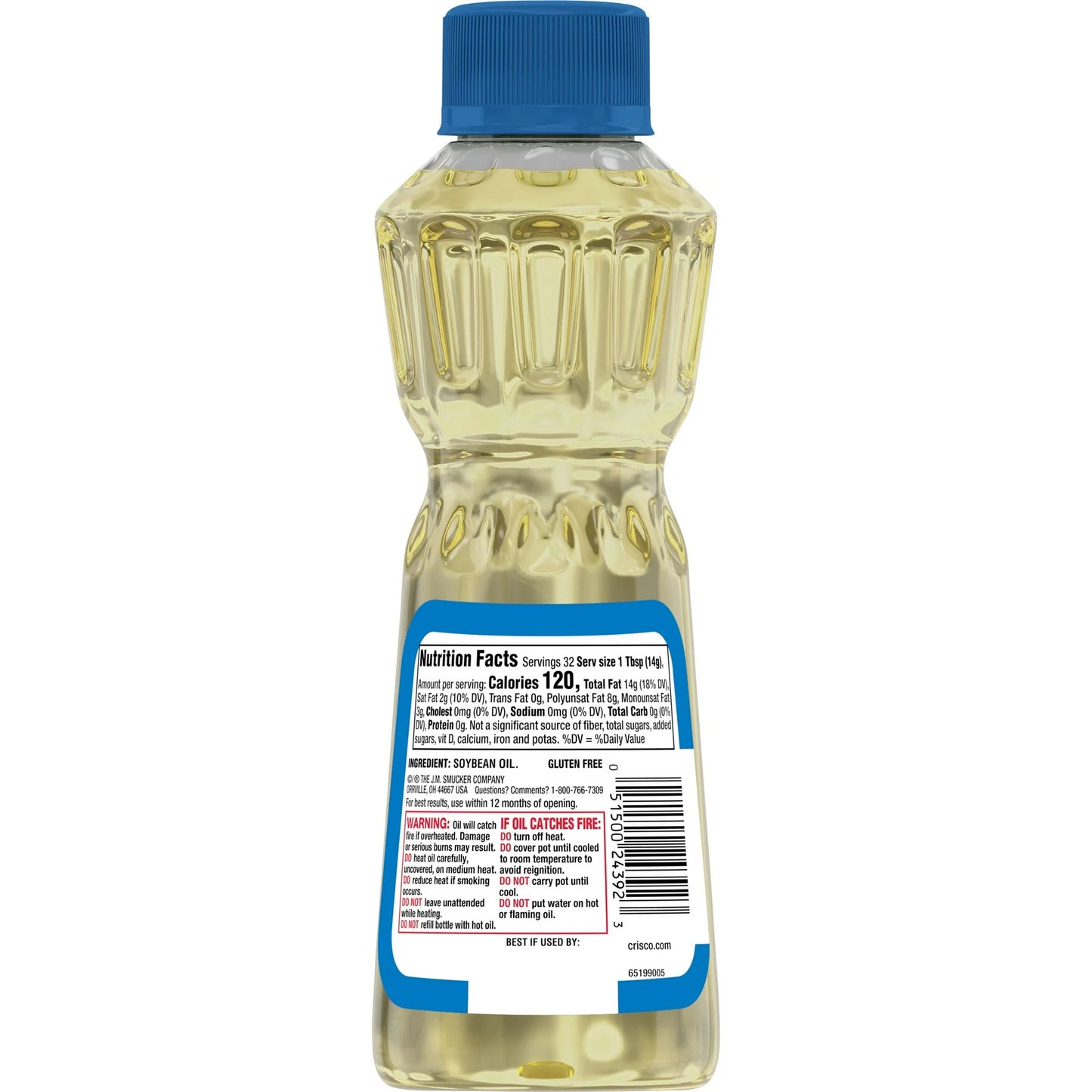 Crisco Pure Vegetable Oil, 16 fl oz