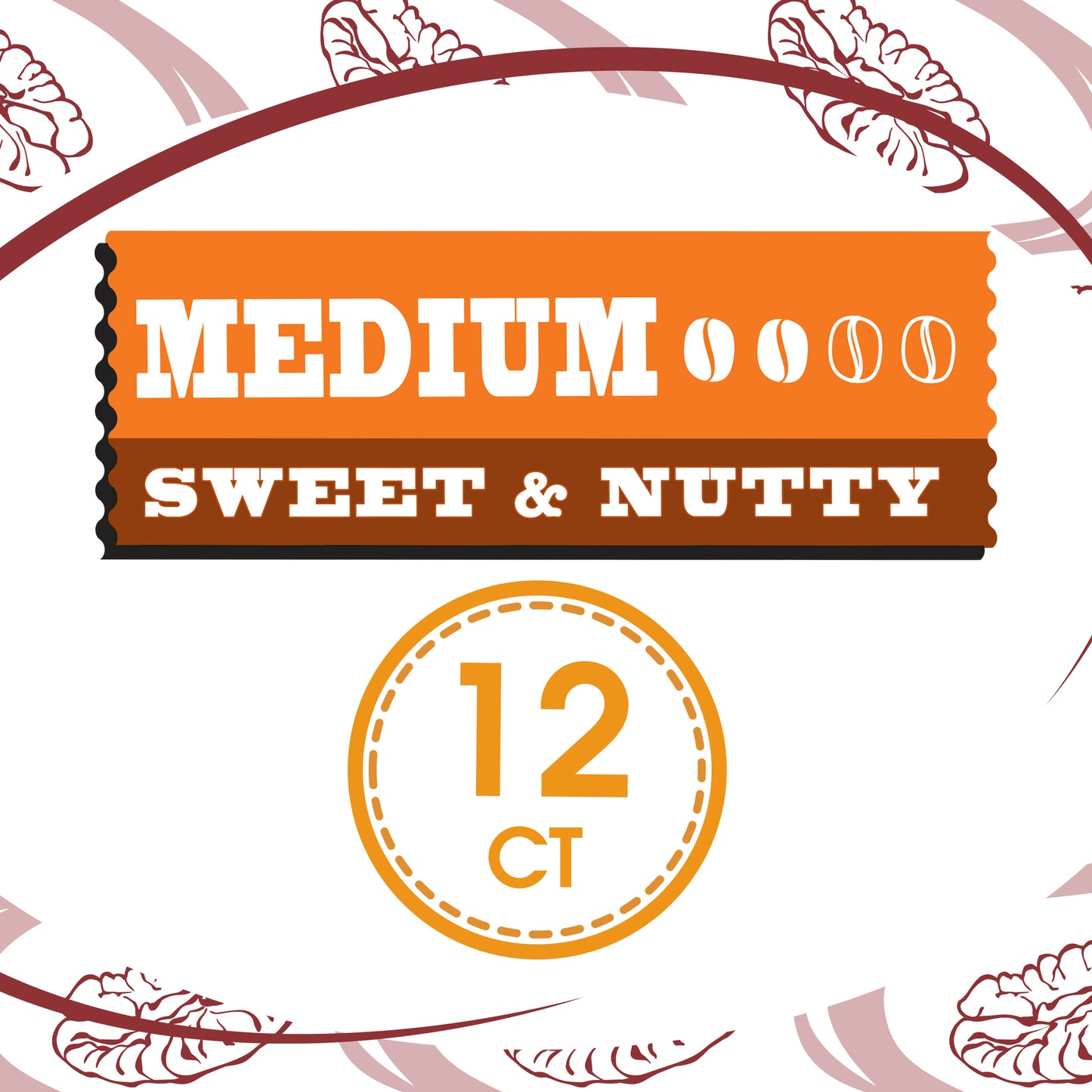 Great Value Caramel Pecan Medium Roast Coffee Pods, 12 Ct