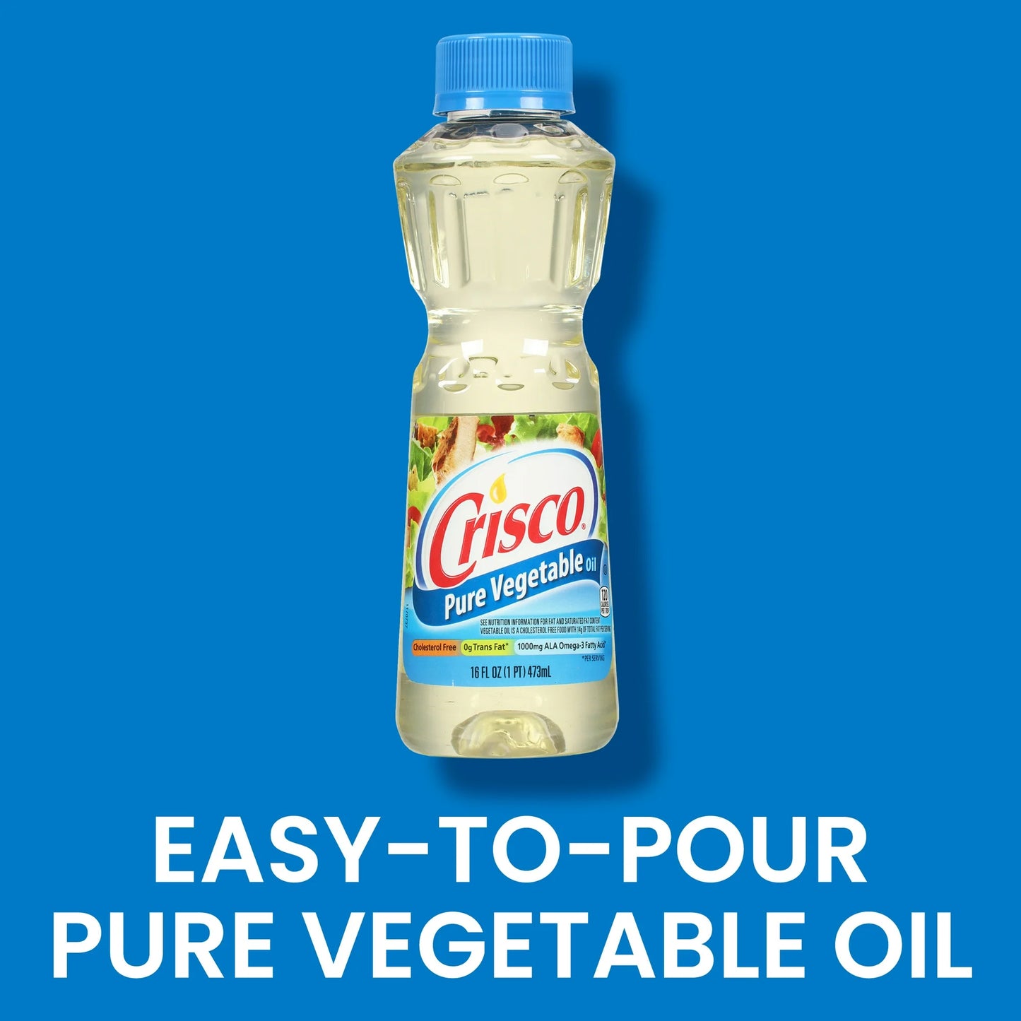 Crisco Pure Vegetable Oil, 16 fl oz