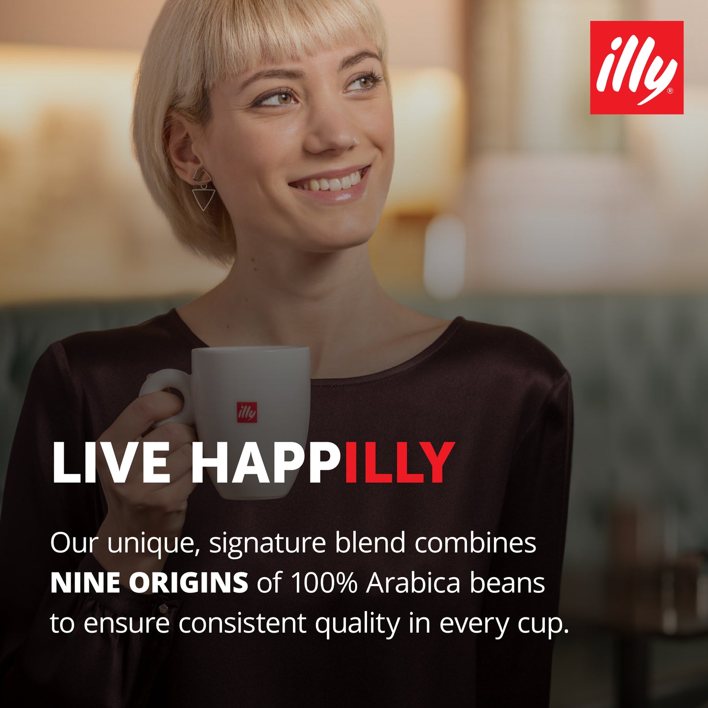 illy Ground Coffee Decaf Classico Medium Roast, 8.8 oz