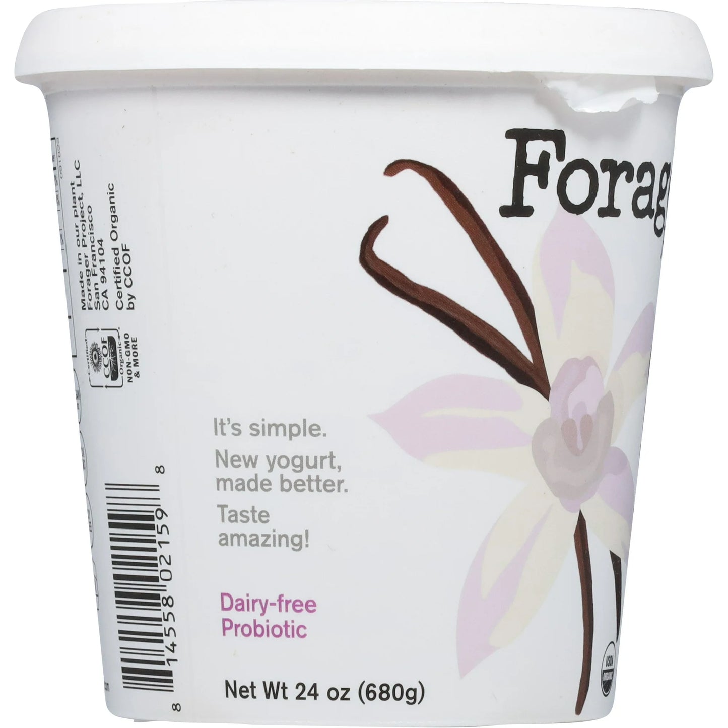 Forager Project Dairy-free Cashewmilk Yogurt Unsweetened Vanilla