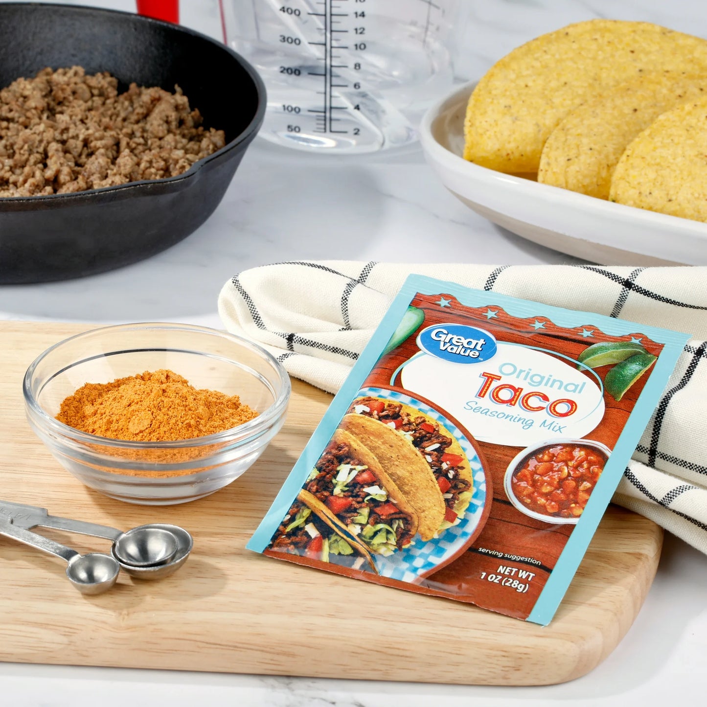 Great Value Taco Seasoning Mix, Original, 1 oz