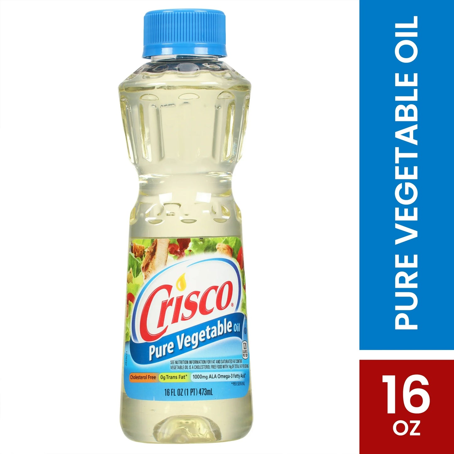 Crisco Pure Vegetable Oil, 16 fl oz
