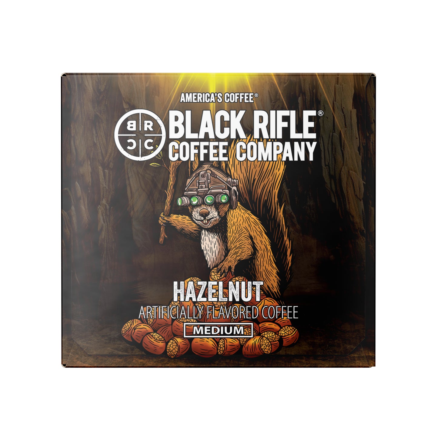 Black Rifle Coffee Company Hazelnut Keurig K-Cup Pods, Medium Roast, 12 Ct