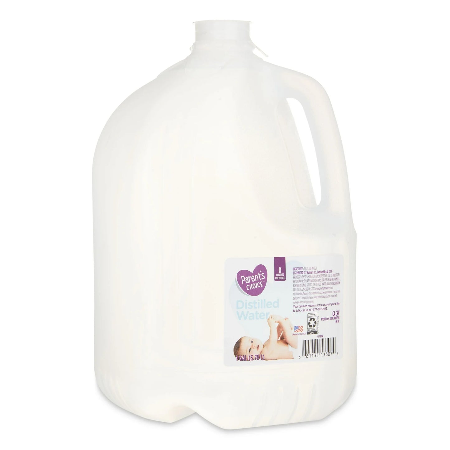 Parent's Choice Distilled Water, 1 Gallon