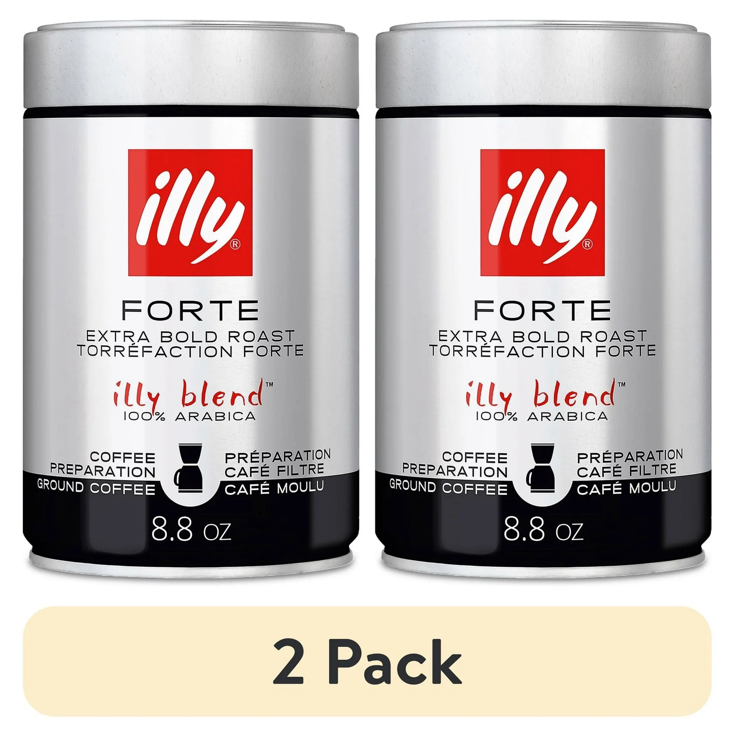 illy Ground Coffee Decaf Classico Medium Roast, 8.8 oz