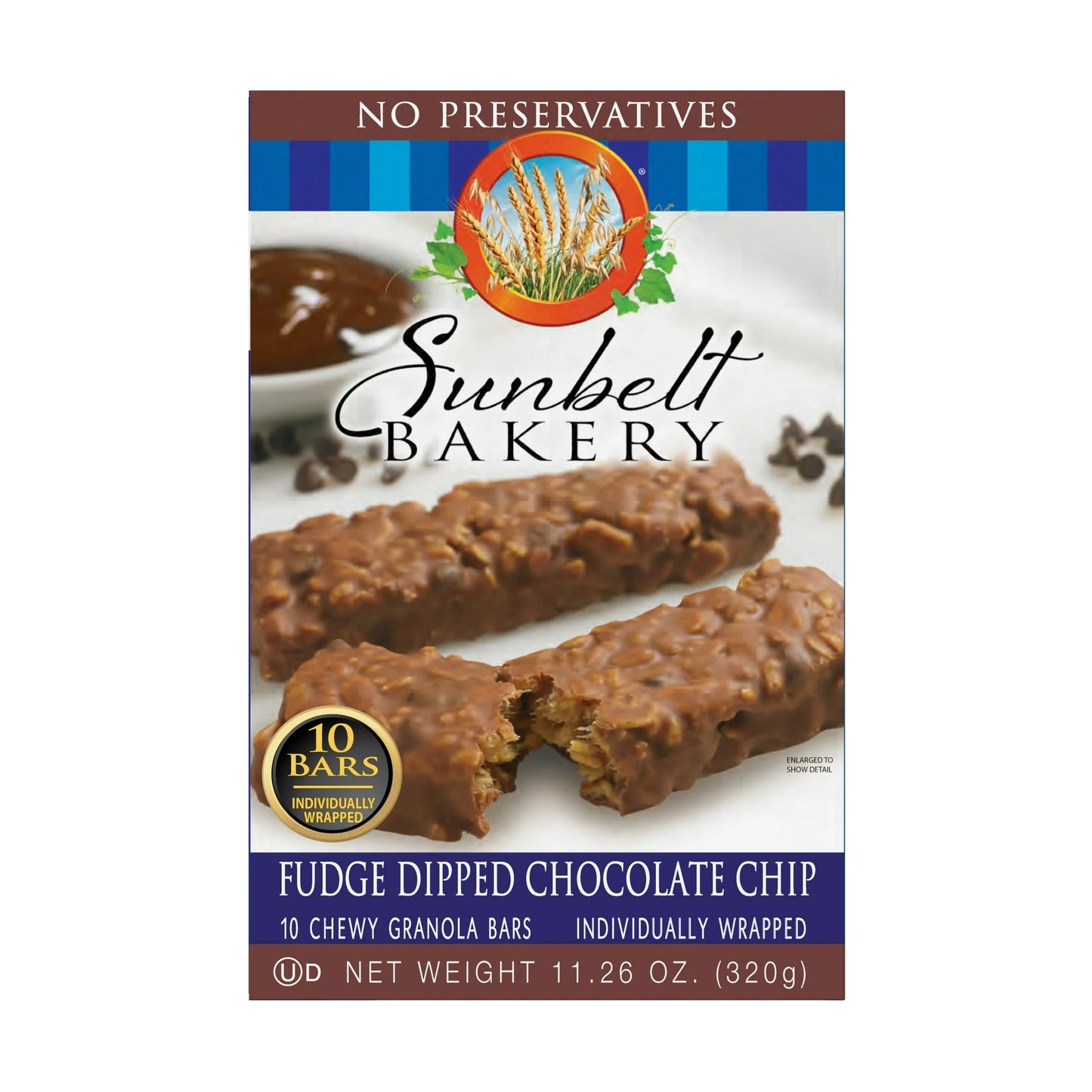 Sunbelt Bakery Chocolate Chip Chewy Granola Bars, 10 Bars, 11.26 oz