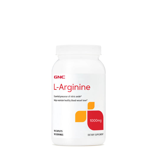 L-Arginine 1000 mg - 90 Caplets (90 Servings)