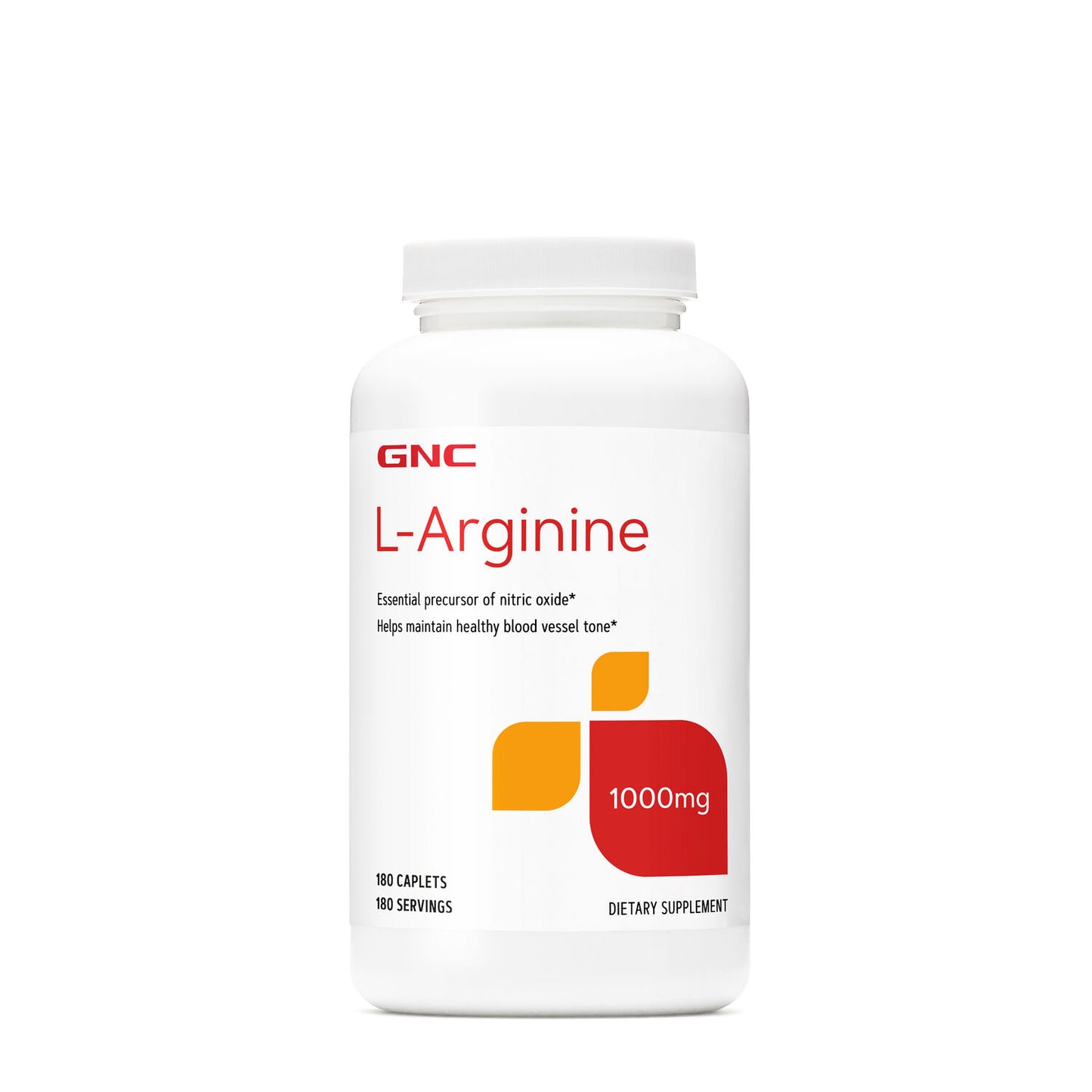 L-Arginine 1000 mg - 90 Caplets (90 Servings)