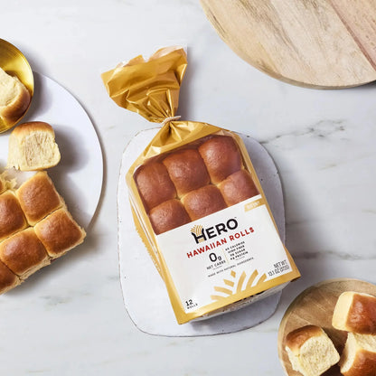 0g Net Carb Hero Hawaiian Rolls