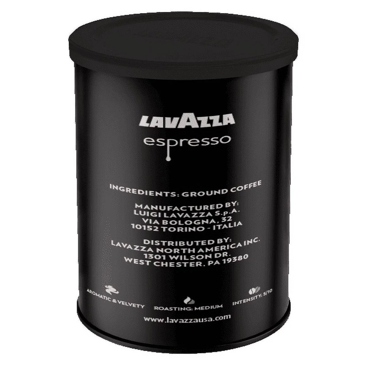 Lavazza Espresso Ground Coffee, 8 oz Can