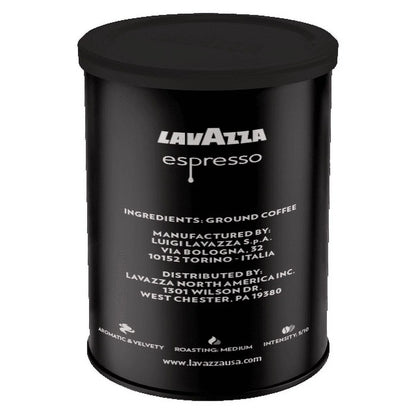 Lavazza Espresso Ground Coffee, 8 oz Can