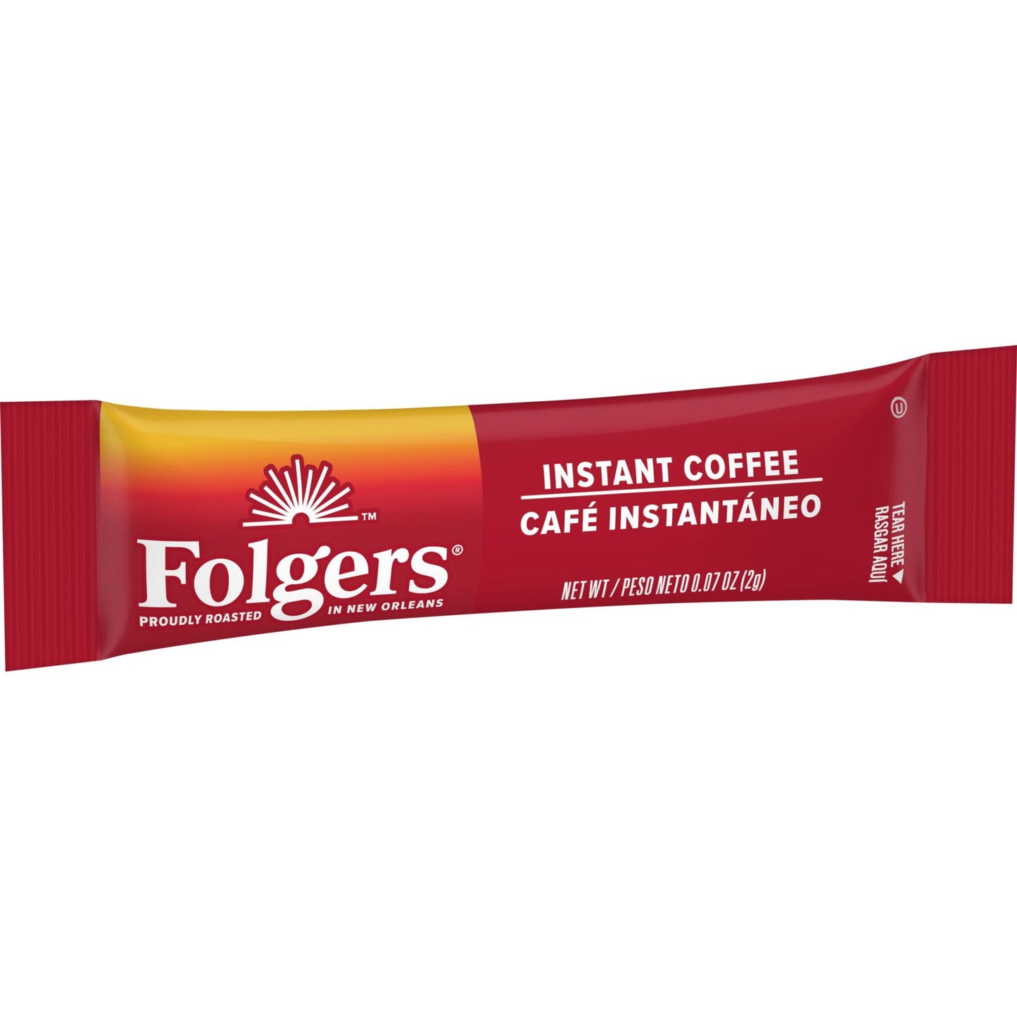 Folgers Classic Roast Instant Coffee, Single Serve Packets