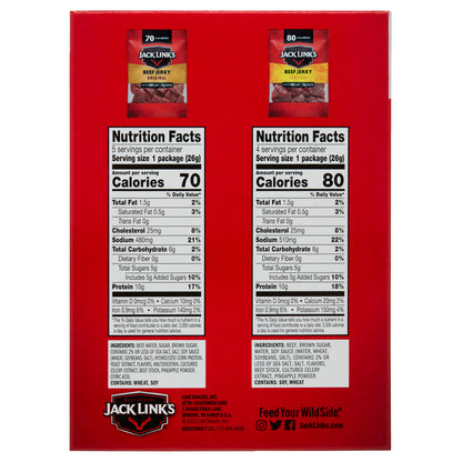 Jack Link's Original & Teriyaki Jerky 9ct Multipack