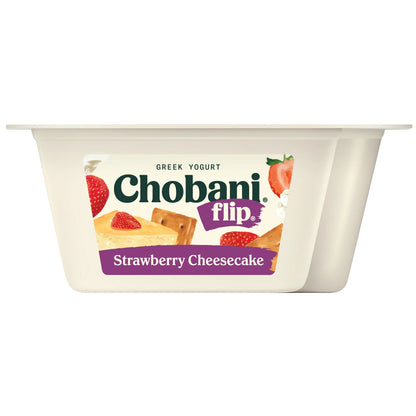 Chobani Non-Fat Greek Yogurt, Strawberry Cheesecake 4.5 oz Cup