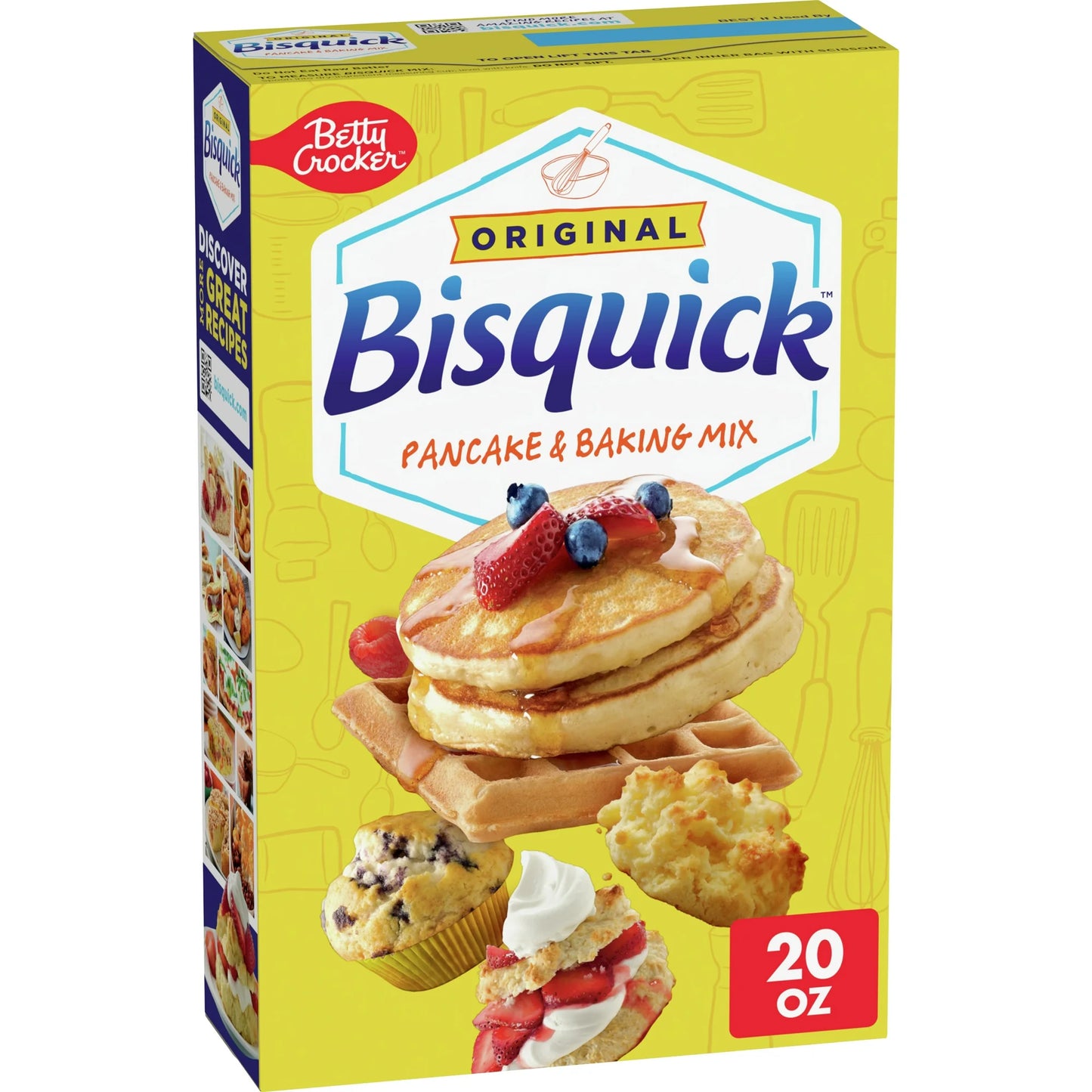 Betty Crocker Bisquick Pancake and Baking Mix, 20 oz