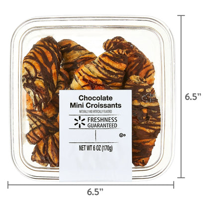 Freshness Guaranteed Mini Chocolate Croissants, 6 oz, 8 Count