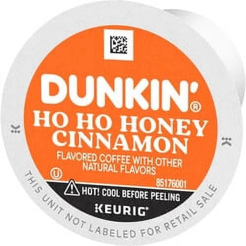 Dunkin’ Ho Ho Honey Cinnamon Artificially Flavored Coffee, Keurig K-Cup Pods, 10 Count Box