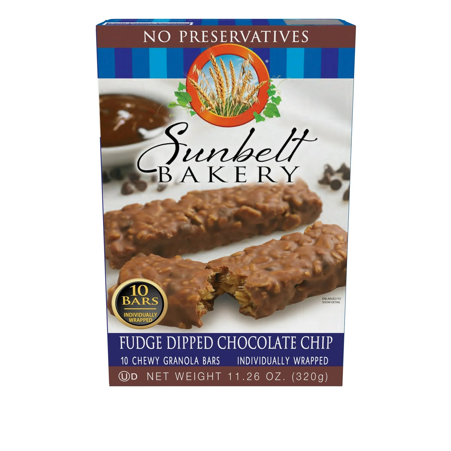 Sunbelt Bakery Chocolate Chip Chewy Granola Bars, 10 Bars, 11.26 oz