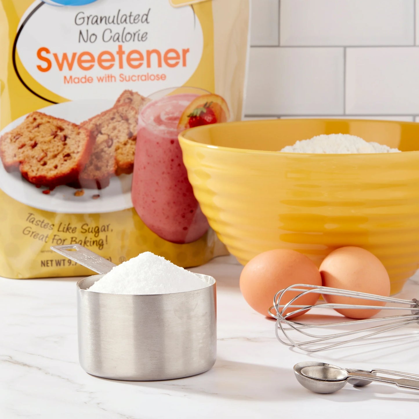 Great Value Granulated No Calorie Sweetener, 9.7 oz