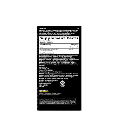 Creatine HCl 189™ - 120 Tablets (60 Servings)