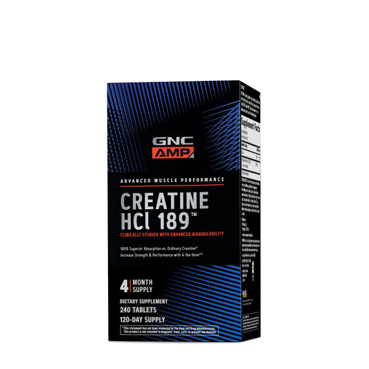 Creatine HCl 189™ - 120 Tablets (60 Servings)