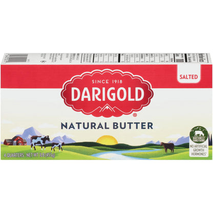 Darigold Salted Butter Sticks, 16 oz Box, 4 Sticks, Refrigerated