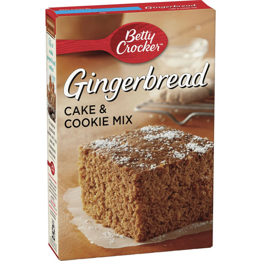 Betty Crocker Gingerbread Cake and Cookie Mix, 14.5 oz Bag