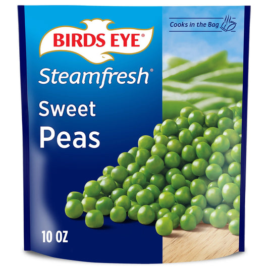 Birds Eye Steamfresh Premium SeleCounts Sweet Peas, Frozen, 10 oz