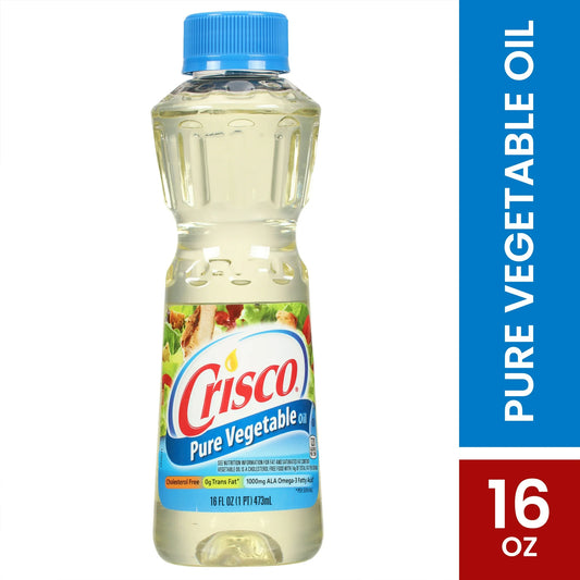 Crisco Pure Vegetable Oil, 16 fl oz