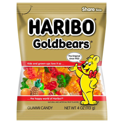 HARIBO Goldbears Original Gummy Bears, 4 oz