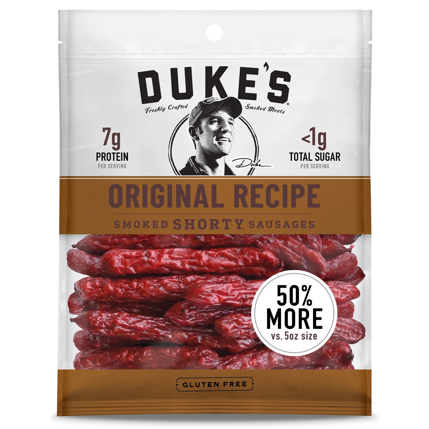 Duke's Original Recipe Smoked Shorty Sausages, 7g Protein Per Serving, 7.5 oz.