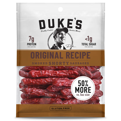 Duke's Original Recipe Smoked Shorty Sausages, 7g Protein Per Serving, 7.5 oz.