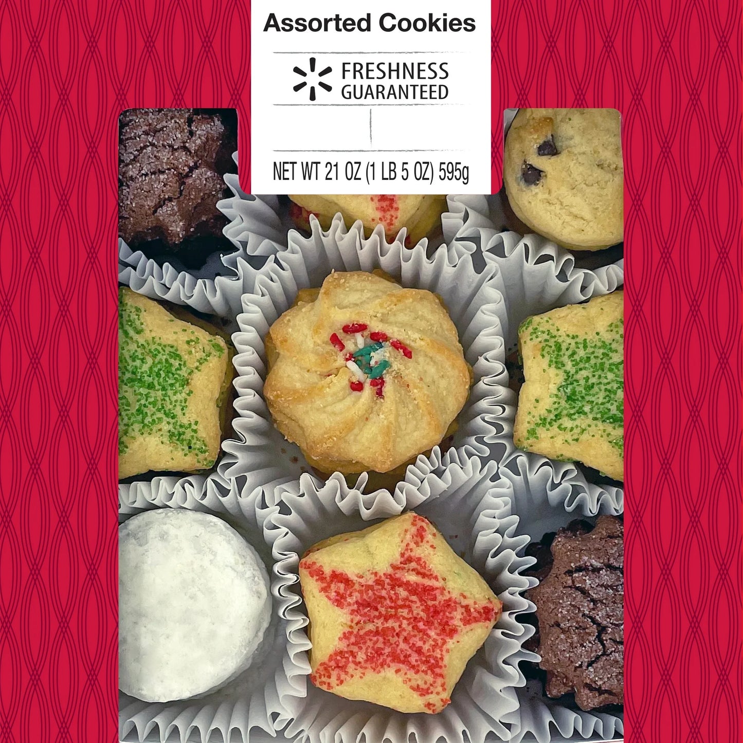 Freshness Guaranteed Assorted Christmas Cookies, 21 oz, 45 Count