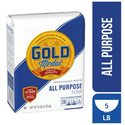 Gold Medal Flour, All Purpose Flour, Baking And Cooking Ingredient, 5 lb.