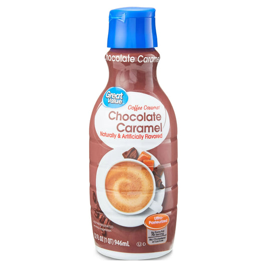 Great Value Chocolate Caramel Coffee Creamer, 32 fl oz