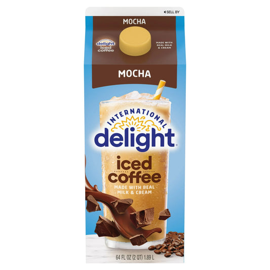 International Delight Ready to Drink Mocha Iced Coffee, 64 fl oz Carton