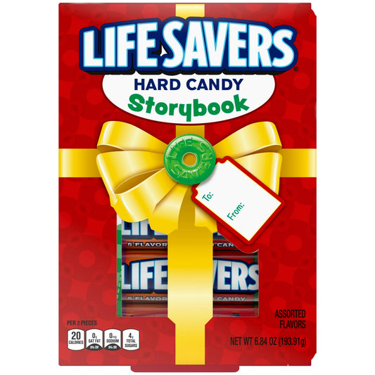 Life Savers 5 Flavors Christmas Hard Candy Storybook - 6.84 oz Gift Box