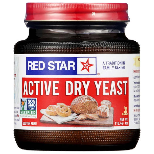 Red Star Active Dry Yeast, 4-Ounce (113.4-Gram), Multi-Use Jar