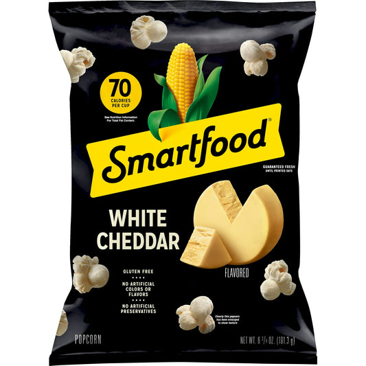 Smartfood Popcorn, White Cheddar, 6.75 oz Bag