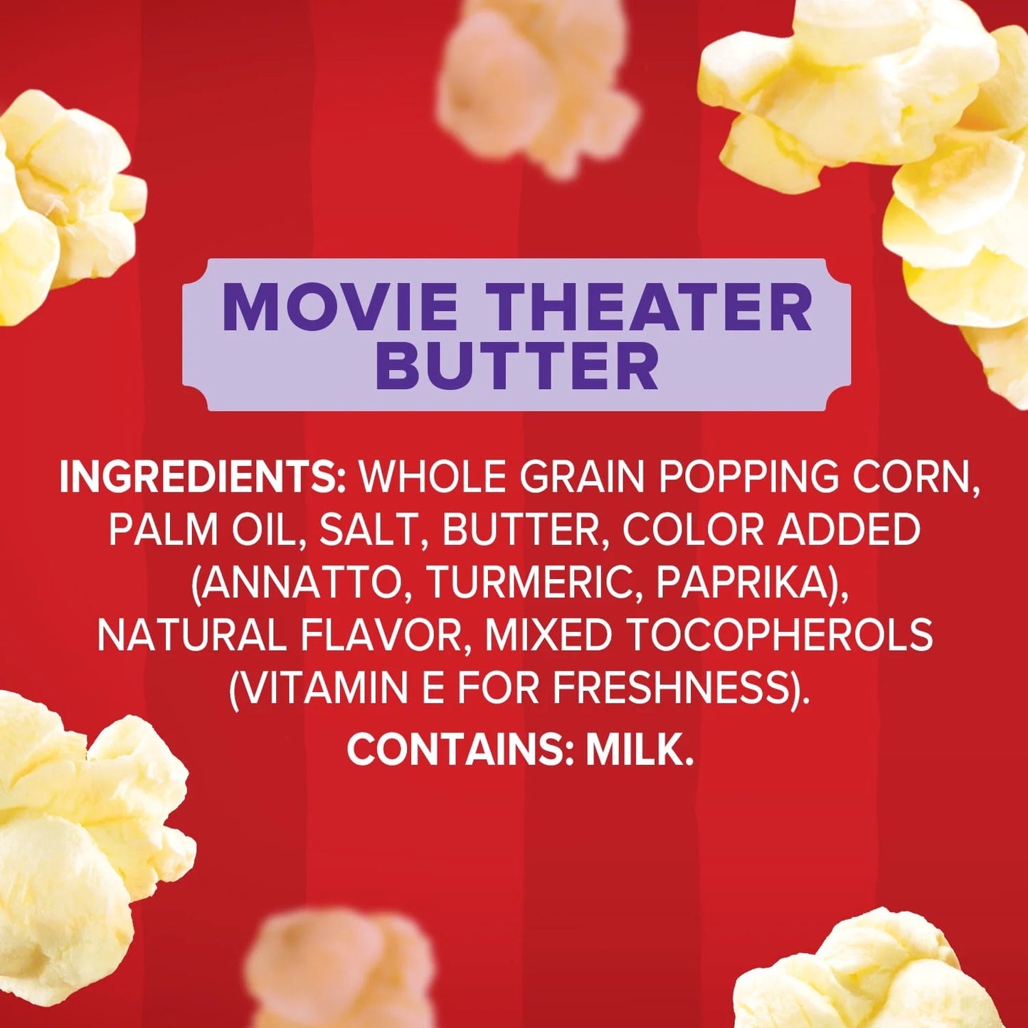 Orville Redenbacher's Movie Theater Butter Microwave Popcorn, 3.29 oz, 12 Count