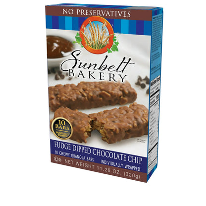 Sunbelt Bakery Chocolate Chip Chewy Granola Bars, 10 Bars, 11.26 oz