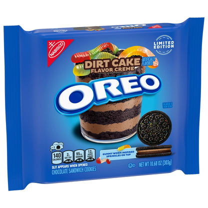 OREO Dirt Cake Chocolate Sandwich Cookies, Limited Edition, 10.68 oz