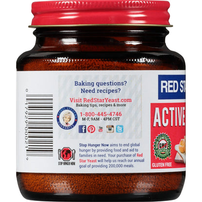 Red Star Active Dry Yeast, 4-Ounce (113.4-Gram), Multi-Use Jar